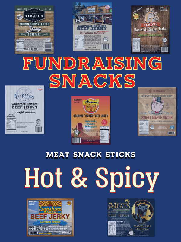 Hot & Spicy Flavored Meat Snack Sticks - 3.5oz