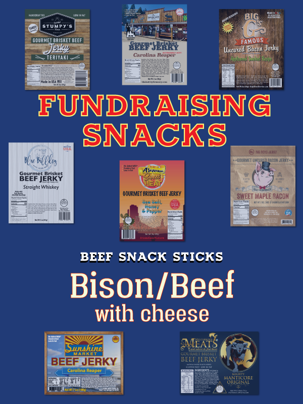 Bison Beef Snack Stick w/Cheese - 3oz
