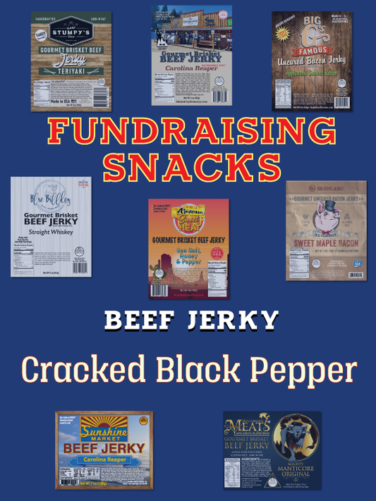 Cracked Black Pepper Beef Jerky - 3oz