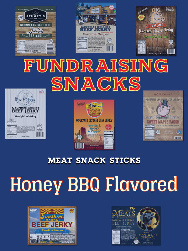 Honey BBQ Flavored Meat Snack Sticks - 3.5oz