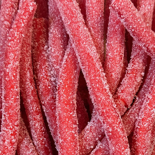 Cream Filled Licorice Tubes Sour Strawberry - 10oz - Fundraising Snacks